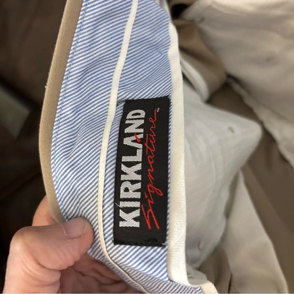 Kirkland Signature classic khaki